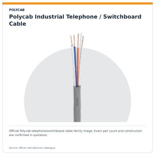 Polycab Industrial Telephone / Switchboard Cable — representative family image
