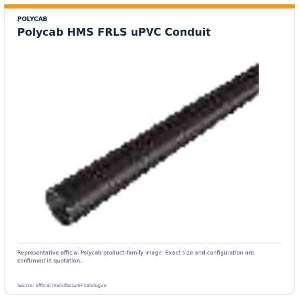 Polycab HMS FRLS uPVC Conduit — representative family image