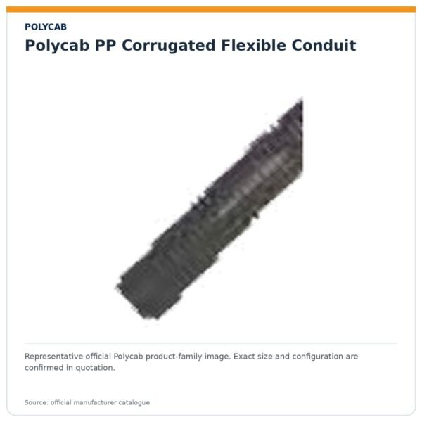 Polycab PP Corrugated Flexible Conduit — representative family image
