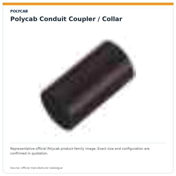 RTE P9.01 WEB-070 — Polycab Conduit Coupler / Collar Polycab Conduit Coupler / Collar — representative family image