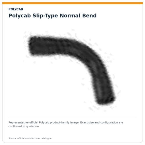 RTE P9.01 WEB-071 — Polycab Slip-Type Normal Bend Polycab Slip-Type Normal Bend — representative family image