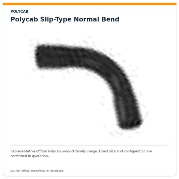 RTE P9.01 WEB-071 — Polycab Slip-Type Normal Bend Polycab Slip-Type Normal Bend — representative family image
