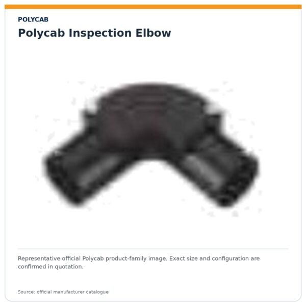 RTE P9.01 WEB-074 — Polycab Inspection Elbow Polycab Inspection Elbow — representative family image