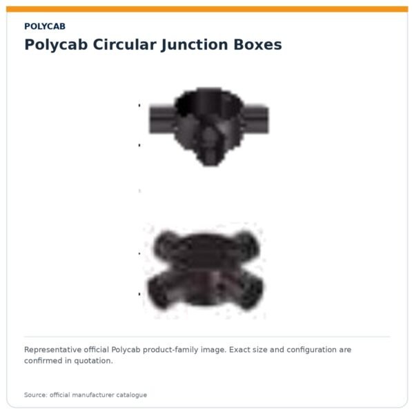 Polycab Circular Junction Boxes — representative family image